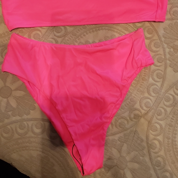 Shein Hot Pink Swimsuit - Picture 2 of 5